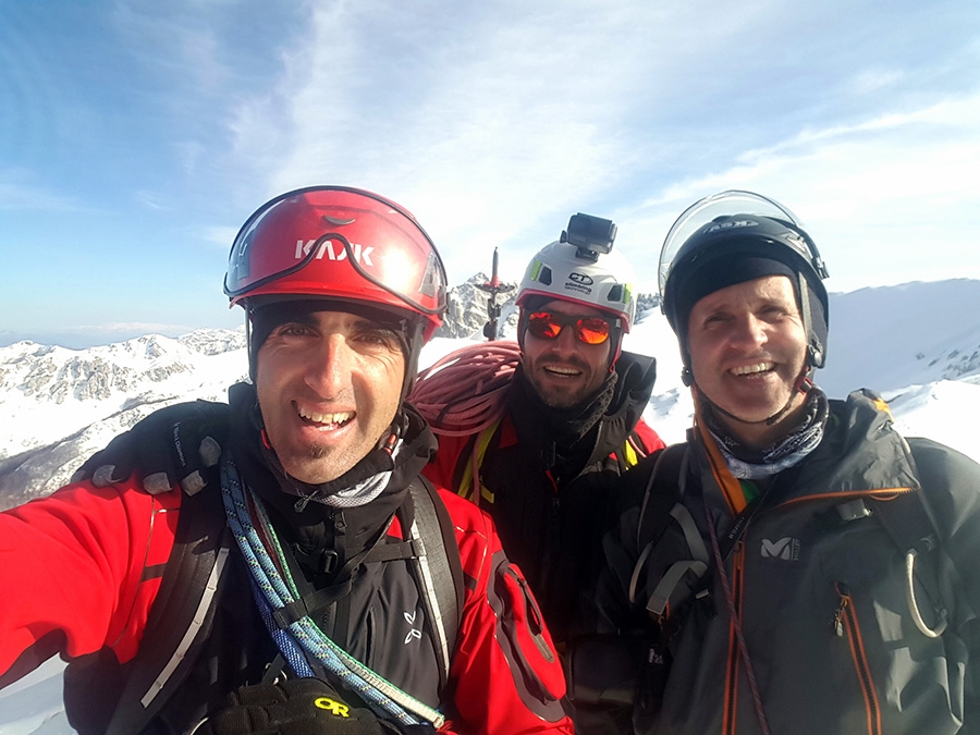 Punta Innominata, Monte Terminillo, Appennines, Pino Calandrella, Fabio D’Adamo, Stefano Cascavilla