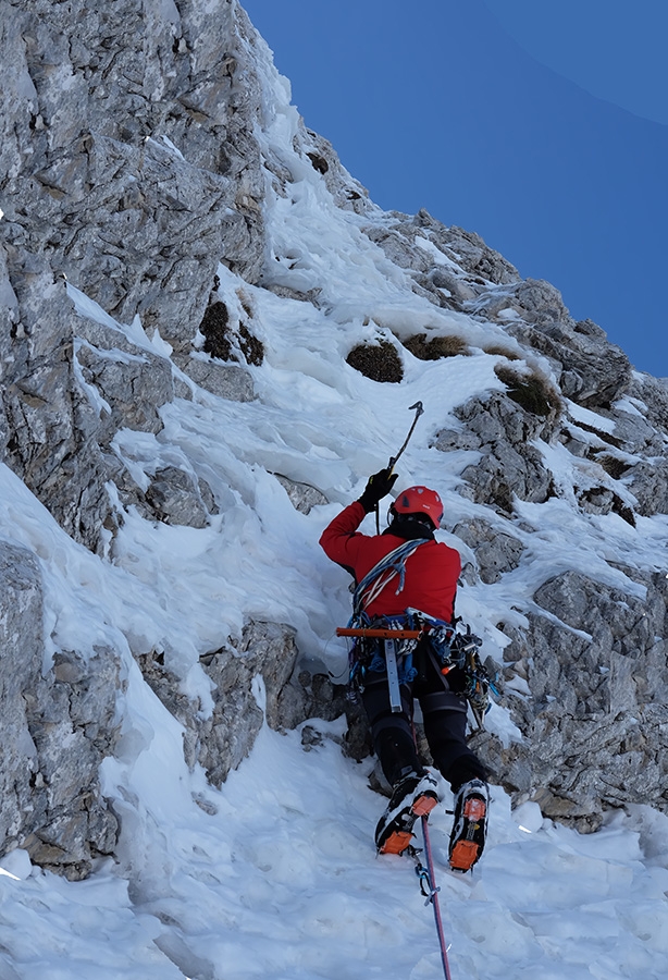 Punta Innominata, Monte Terminillo, Appennines, Pino Calandrella, Fabio D’Adamo, Stefano Cascavilla