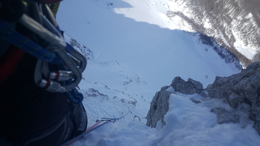 Punta Innominata, Monte Terminillo, Appennines, Pino Calandrella, Fabio D’Adamo, Stefano Cascavilla