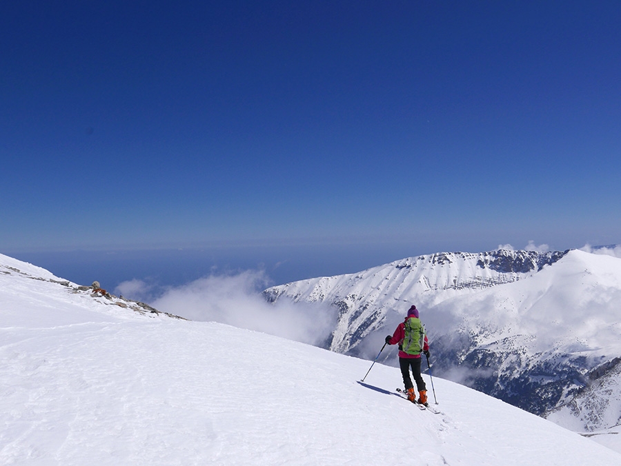 Greece, ski mountaineering