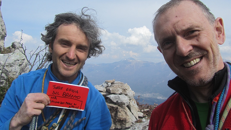 Valle del Sarca, Torre Grigia del Brento, Camino del pesce d'aprile, Walter Polidori, Alessandro Pelanda, Alessandro Ceriani 