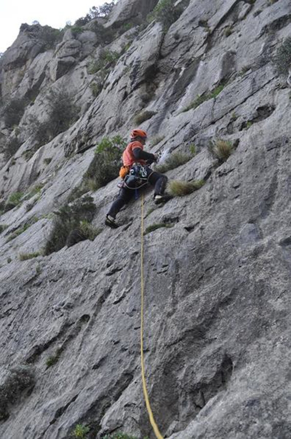 Rock climbing in Sardinia