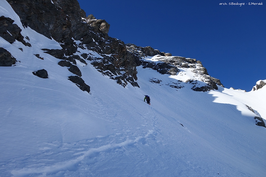 Monte Foscagno, Vallaccia Corta, Alta Valtellina, Eraldo Meraldi, Stefano Bedognè