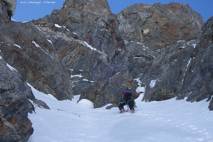 Monte Foscagno, Vallaccia Corta, Alta Valtellina, Eraldo Meraldi, Stefano Bedognè