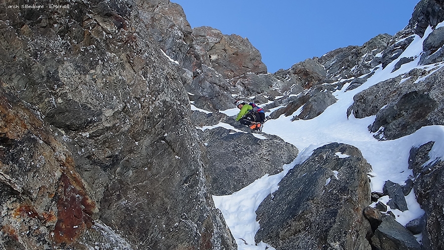 Monte Foscagno, Vallaccia Corta, Alta Valtellina, Eraldo Meraldi, Stefano Bedognè