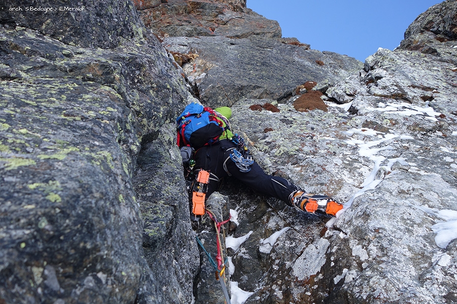 Monte Foscagno, Vallaccia Corta, Alta Valtellina, Eraldo Meraldi, Stefano Bedognè