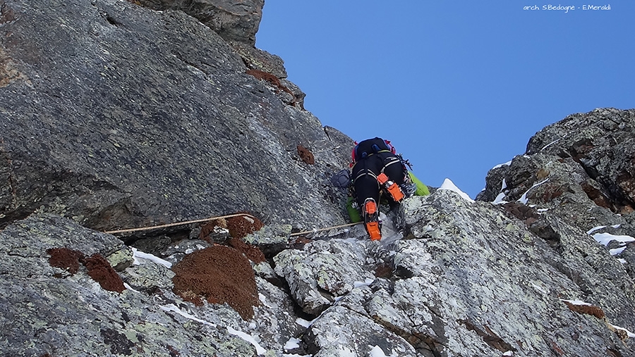 Monte Foscagno, Vallaccia Corta, Alta Valtellina, Eraldo Meraldi, Stefano Bedognè