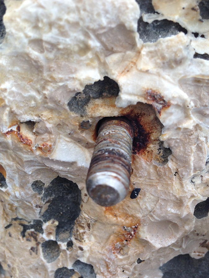 Climbing, bolting, bolts