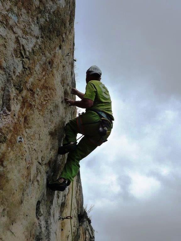 Climbing at Ibiza