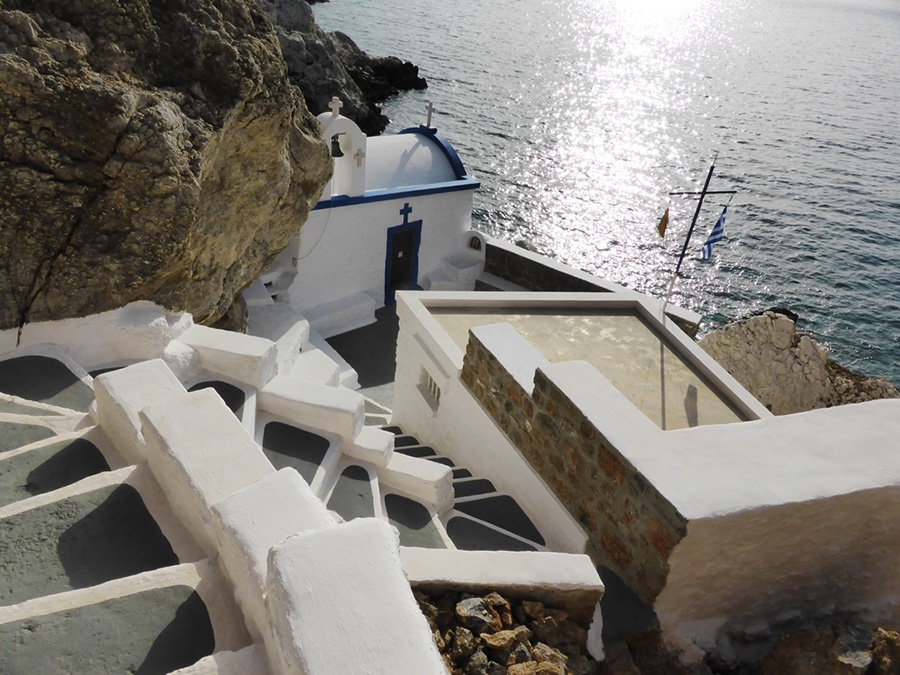 Kalymnos, Grecia, arrampicata, barca a vela