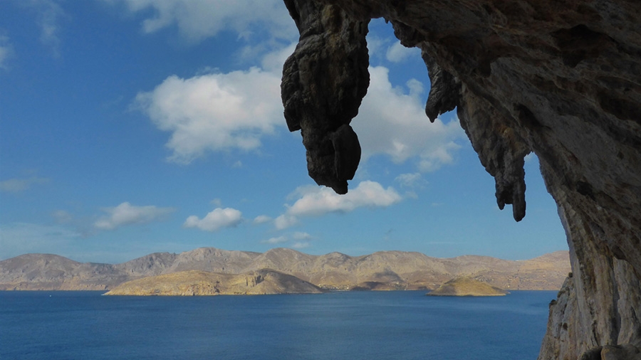 Kalymnos, Grecia, arrampicata, barca a vela