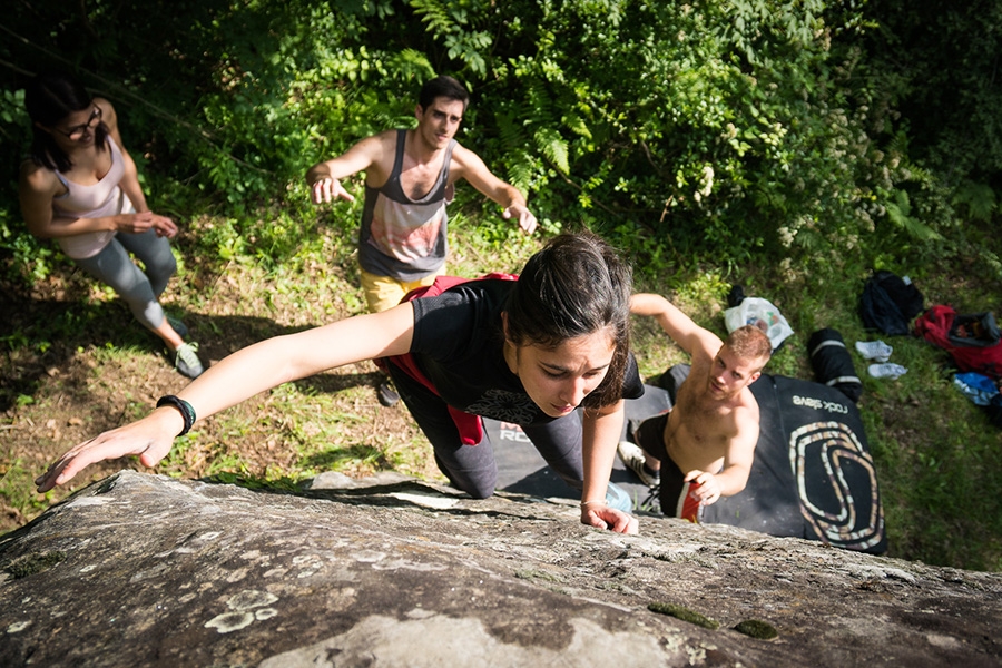 Poggio Umbricchio, bouldering, Abruzzo