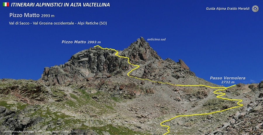 Pizzo Matto, Valtellina