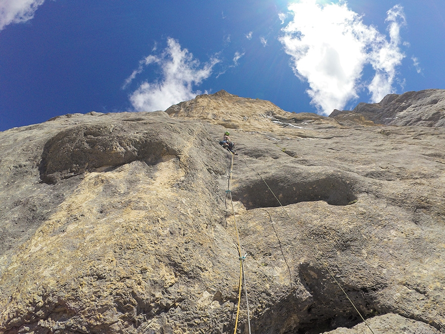 Federica Mingolla, Via della Cattedrale, Marmolada, Dolomiti, Nicolò Geremia