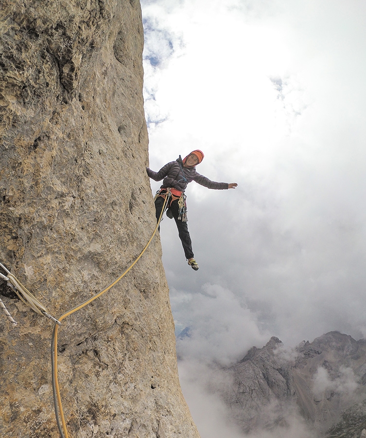 Federica Mingolla, Via della Cattedrale, Marmolada, Dolomiti, Nicolò Geremia