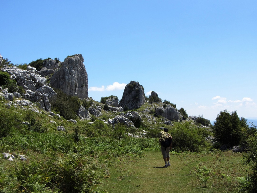 Colle dell'Orso, Frosolone, arrampicata, Molise