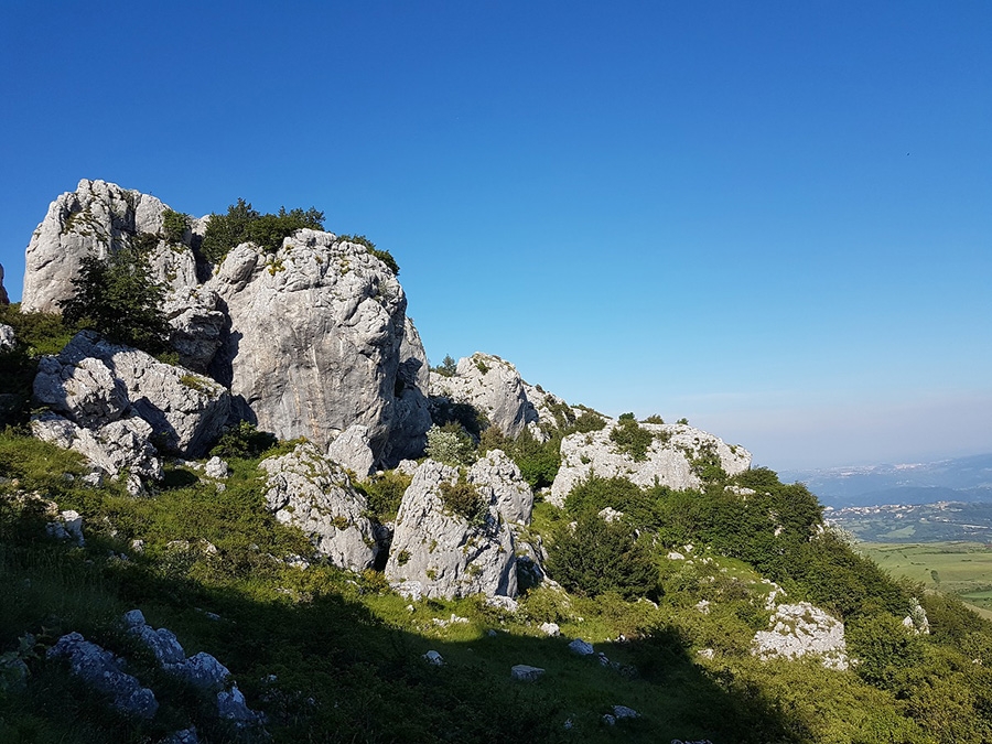 Colle dell'Orso, Frosolone, arrampicata, Molise