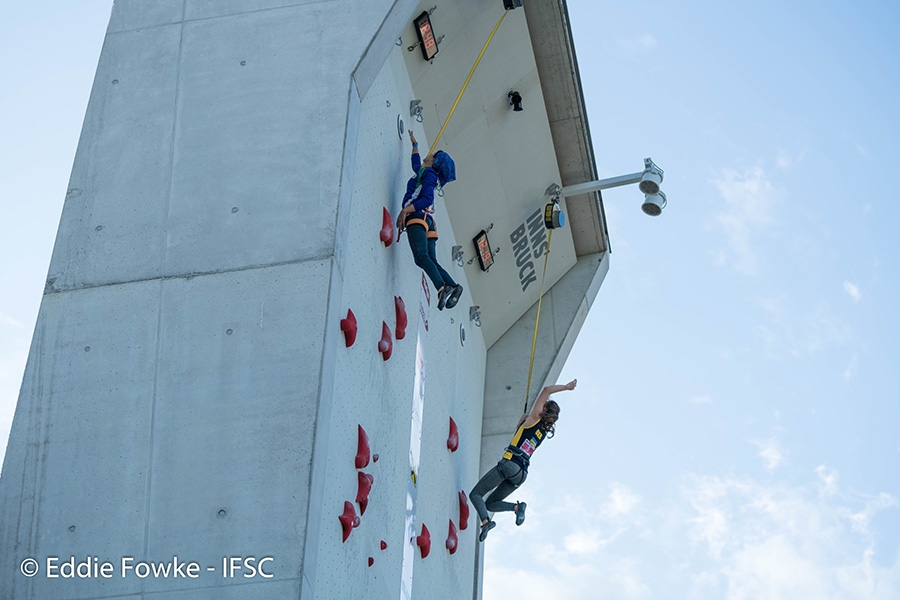 Mondiali Giovanili di arrampicata Speed, Innsbruck