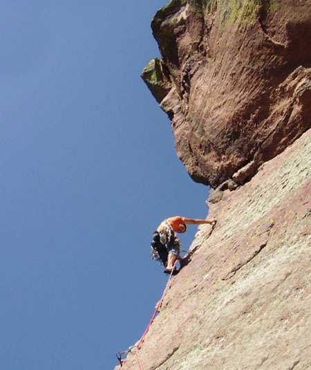 Climbing in USA, Wyoming, Devils Tower, Elio Bonfanti, Riccardo Ollivero