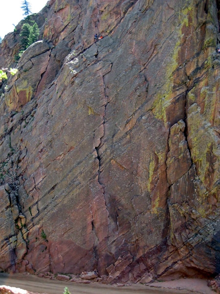 Climbing in USA, Wyoming, Devils Tower, Elio Bonfanti, Riccardo Ollivero