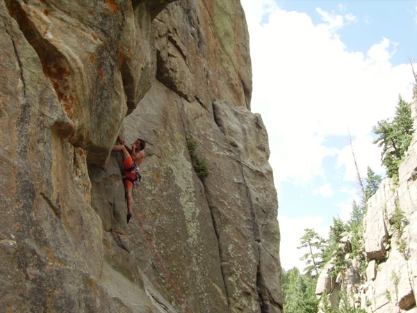 Climbing in USA, Wyoming, Devils Tower, Elio Bonfanti, Riccardo Ollivero