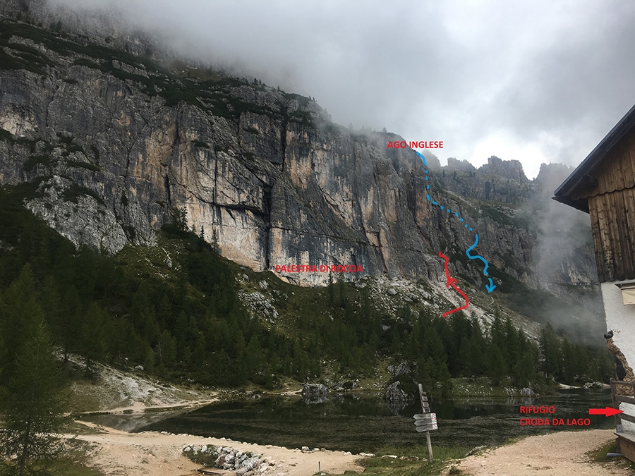 Ago Inglese, Croda dal Lago, Dolomites, Carlo Alverà, Federico Svaluto