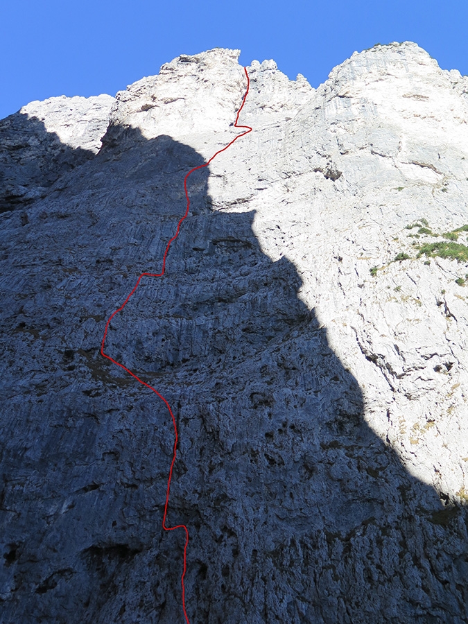 Seconda Pala di San Lucano, Dolomites, Pale di San Lucano