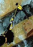 Icexe axes and crampons for ice climbing