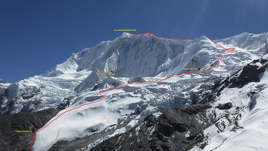 Gyanjikhang, Nepal, Luca Montanari, Giorgio Sartori, Mingma Temba Sherpa, Nima Sherpa