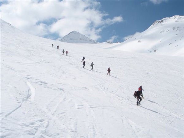 Adamello ski mountaineering