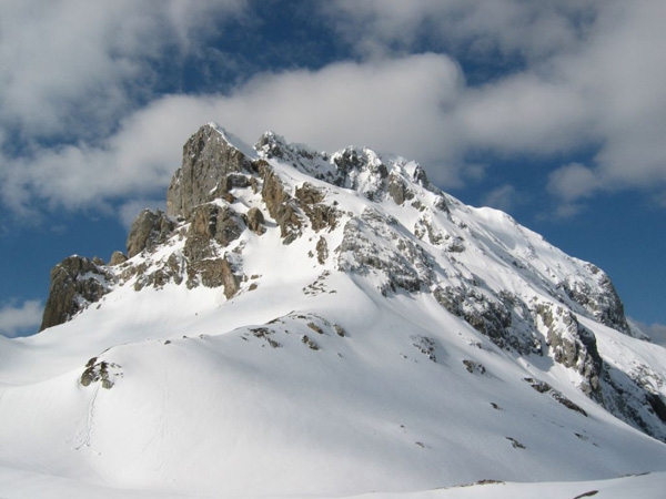 Ski mountaineering in Carnia, Italy