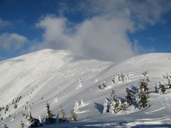 Ski mountaineering in Carnia, Italy