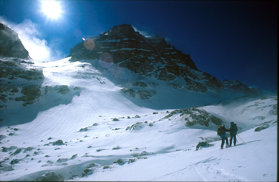 Ski mountaineering in Morocco, High Atlas, Africa