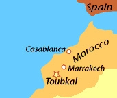 Scialpinismo in Marocco, Alto Atlante, Africa