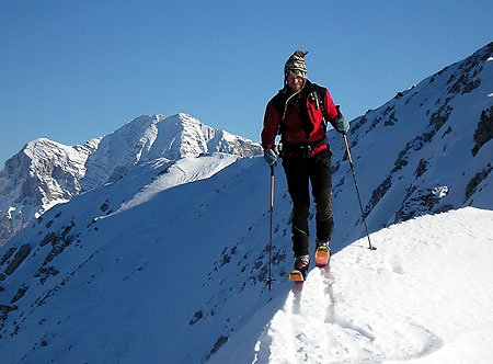 Ski mountaineering in the Julian Alps