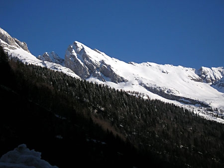 Ski mountaineering in the Julian Alps