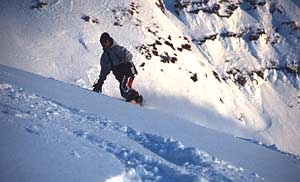 Snowboarding Arlberg Austria