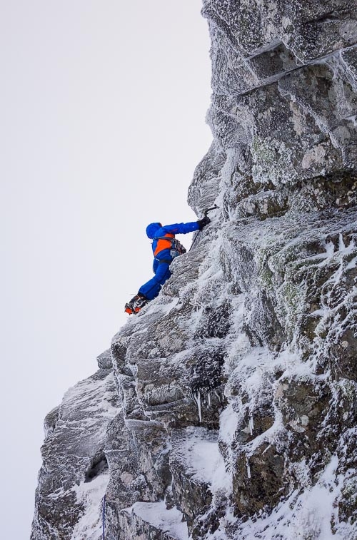 Scozia arrampicata invernale