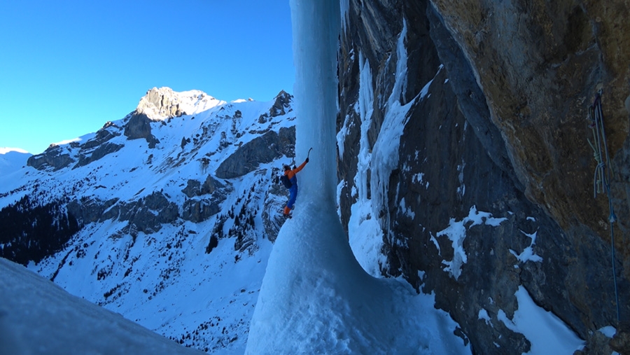 Dani Arnold, Beta Block Super, Breitwangfluh, Switzerland