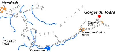 Arrampicata sportiva in Marocco, Gorges du Todra