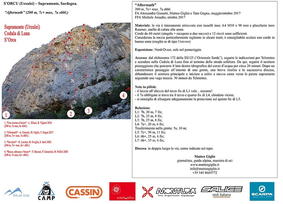 Sardinia climbing, Supramonte