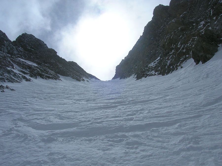 Canalone di Lourousa (Colletto Coolidge, Alpi Marittime)