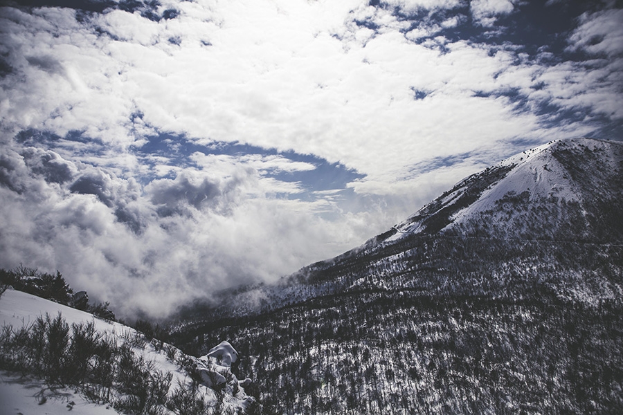 Monte Somma, Vesuvius, ski mountaineering