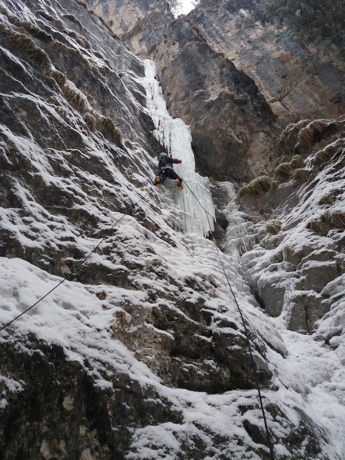 Val Meledrio, Val di Sole, ice climbing, Vincenzo Mascaro, Alessio Miori