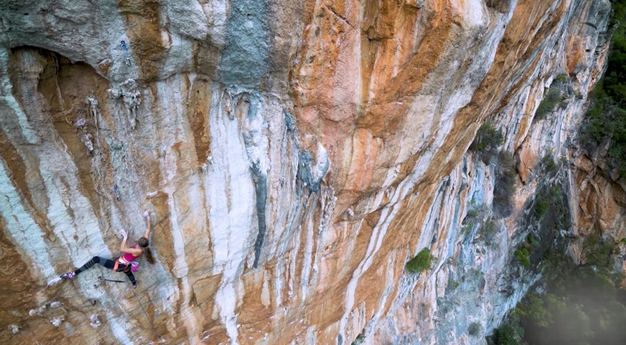 Mallorca climbing, Margo Hayes, Paige Claassen, Emily Harrington