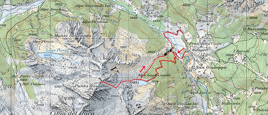 Valle Orsera, Valmalenco, Mario Vannuccini