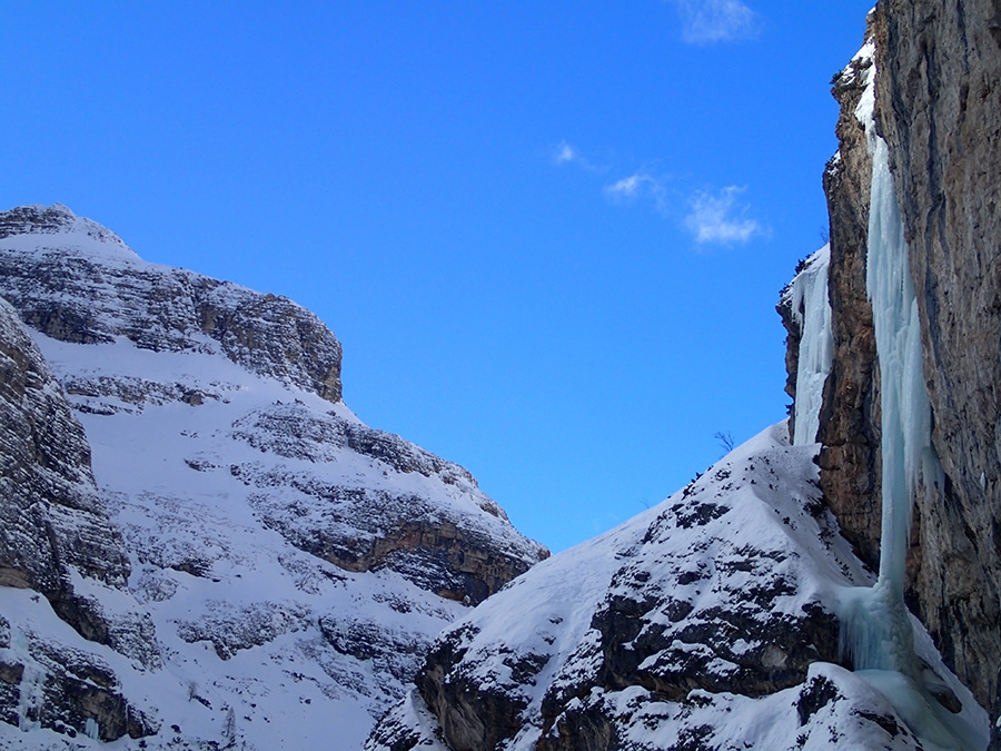 Candela di Pinocchio, Val Travenanzes, Dolomiti, Santiago Padrós