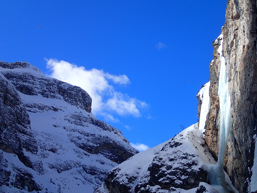 Candela di Pinocchio, Val Travenanzes, Dolomiti, Santiago Padrós