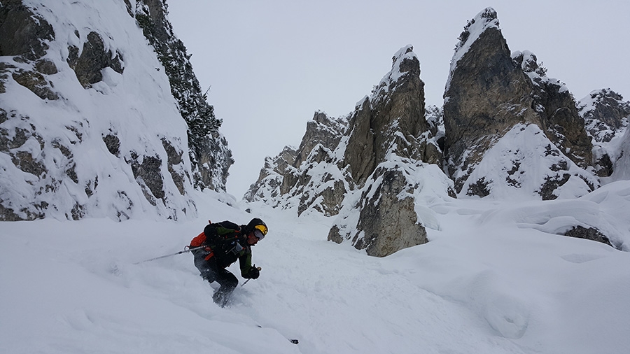 Dolomiti scialpinismo, Cristina Bacci, Angelo Zangrando