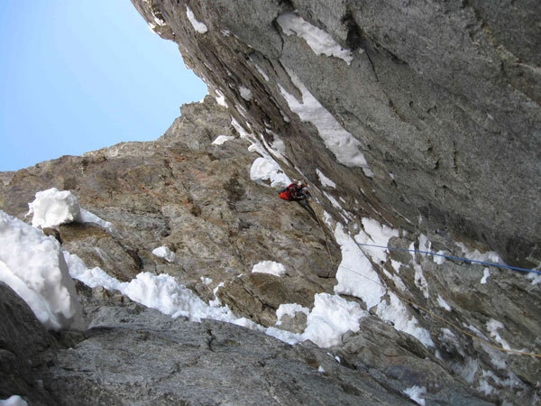Plein Sud - parete Sud Grandes Jorasses